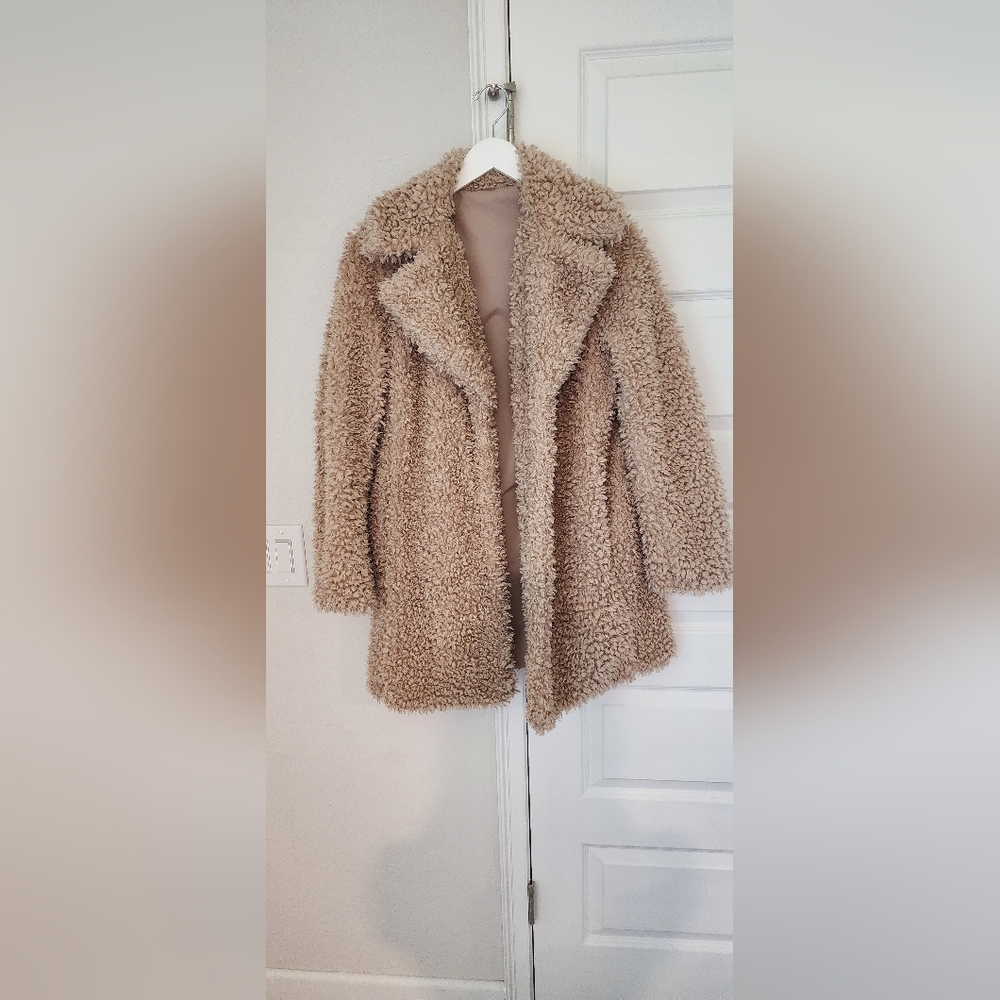 KENSIE FAUX FUR COAT REVERSIBLE